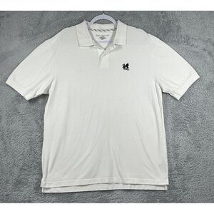 Disney Cruise‎ Line Polo Shirt Mens Large White  Collared Mickey embroided